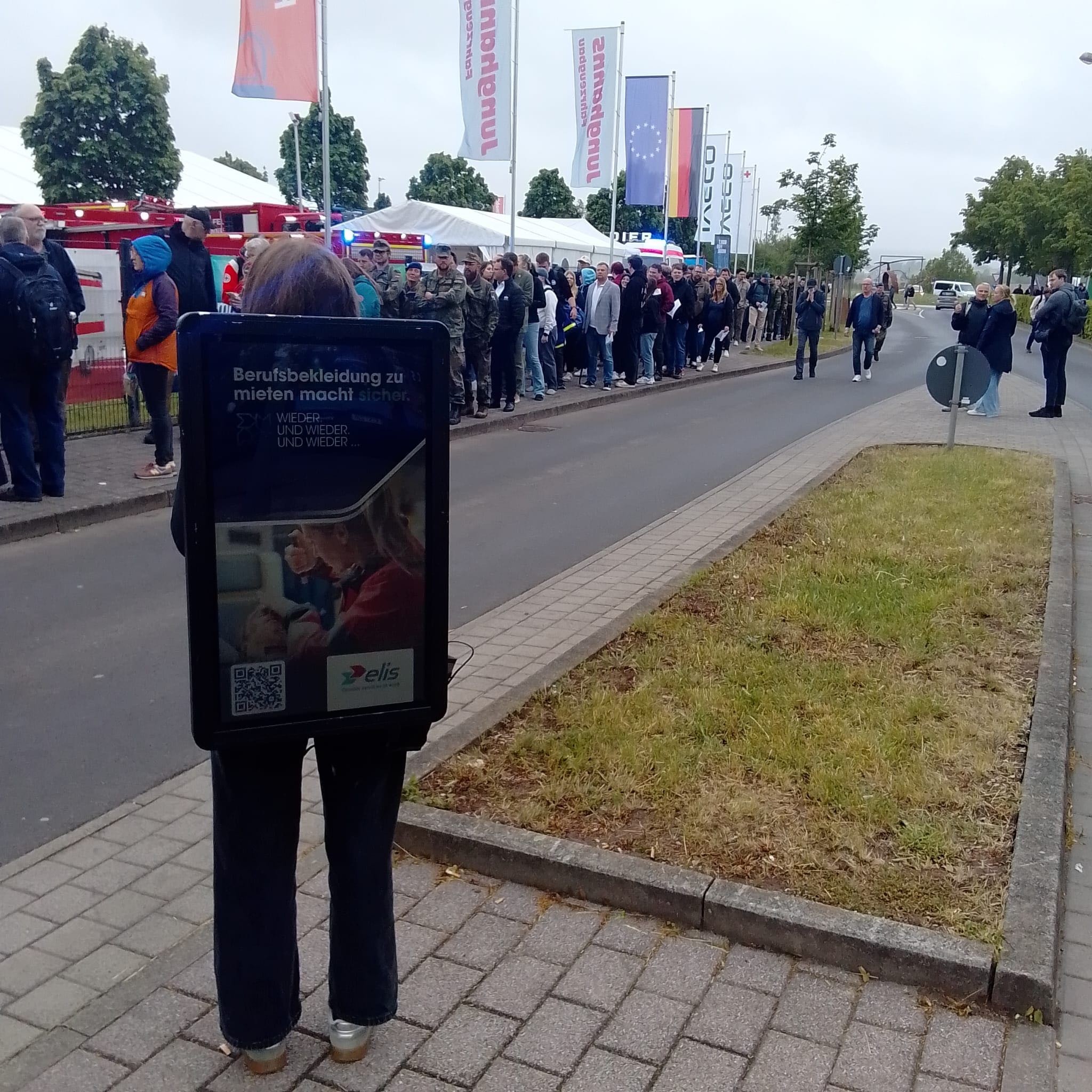 Mitarbeiter im Einsatz