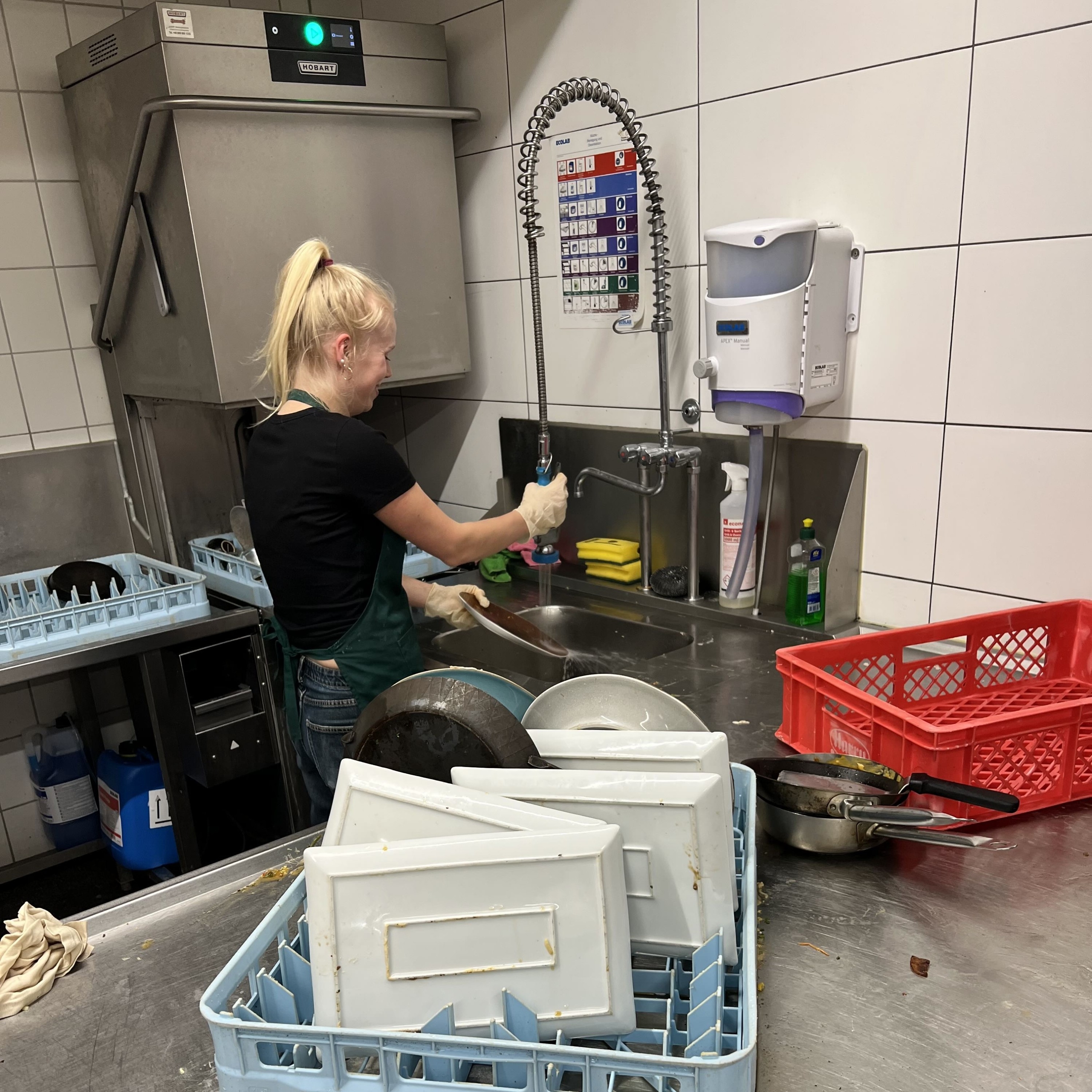 Mitarbeiter im Einsatz