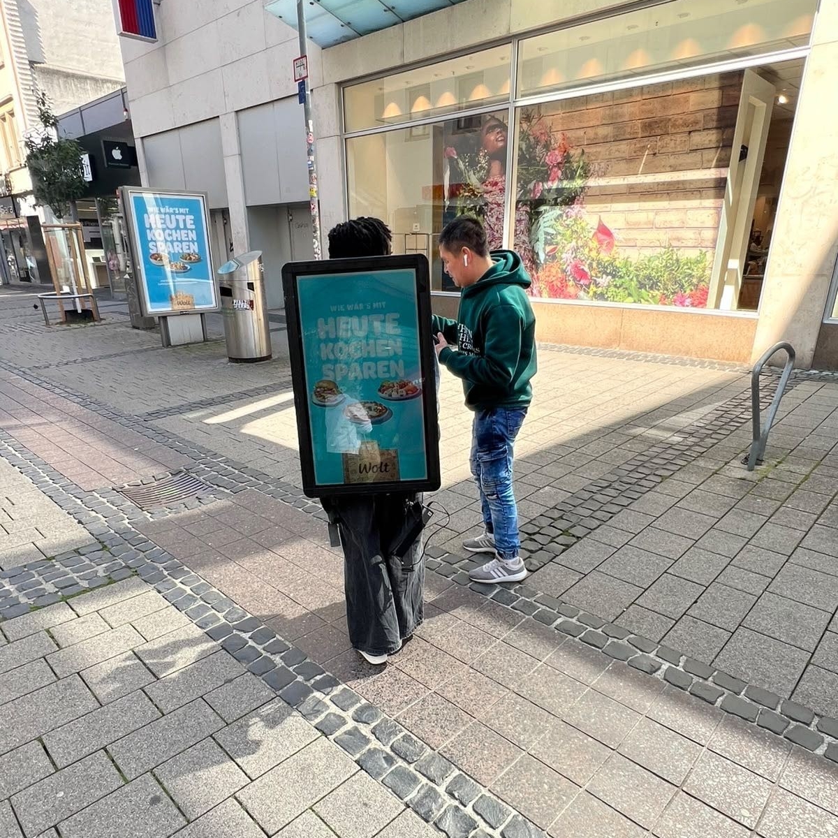 Mitarbeiter im Einsatz