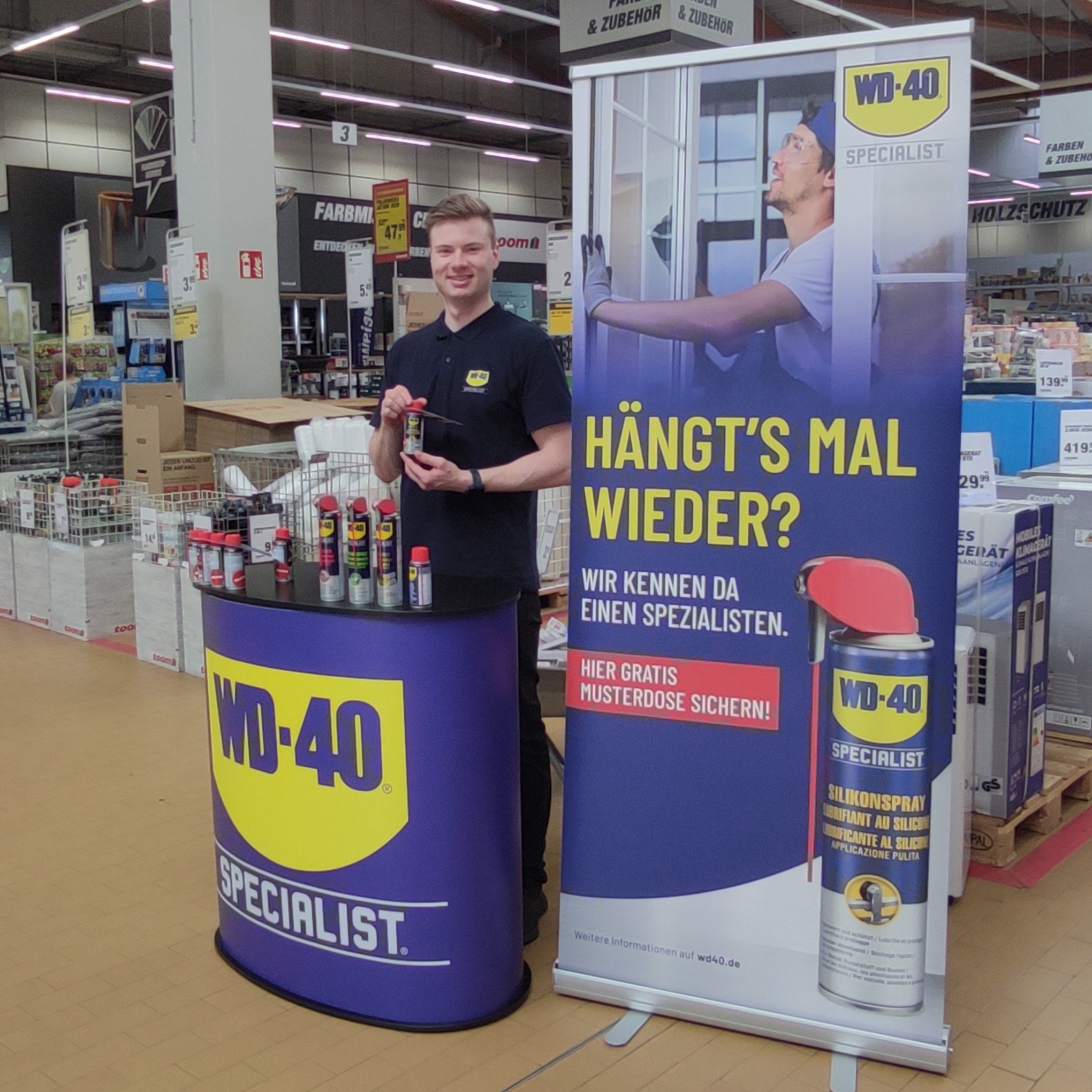 Mitarbeiter im Einsatz