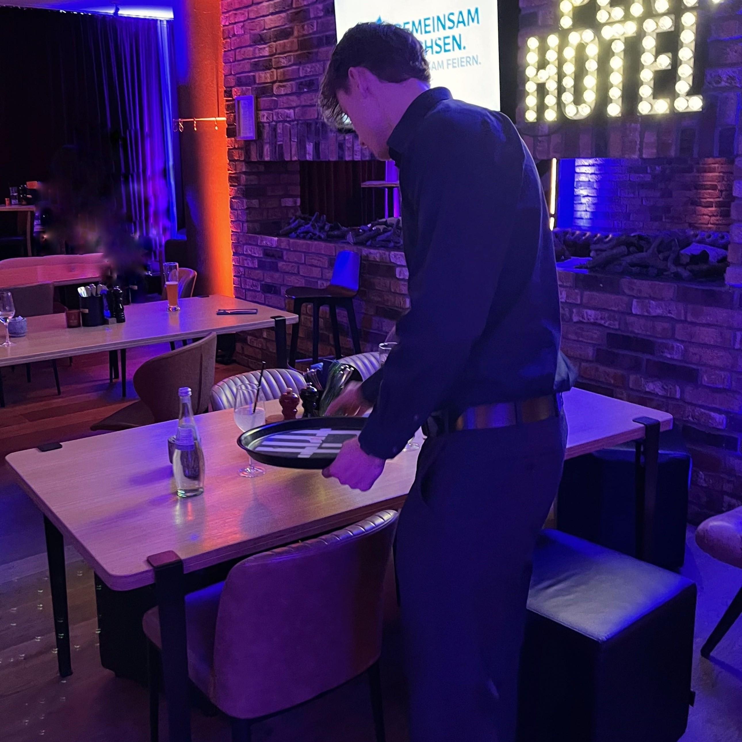 Mitarbeiter im Einsatz