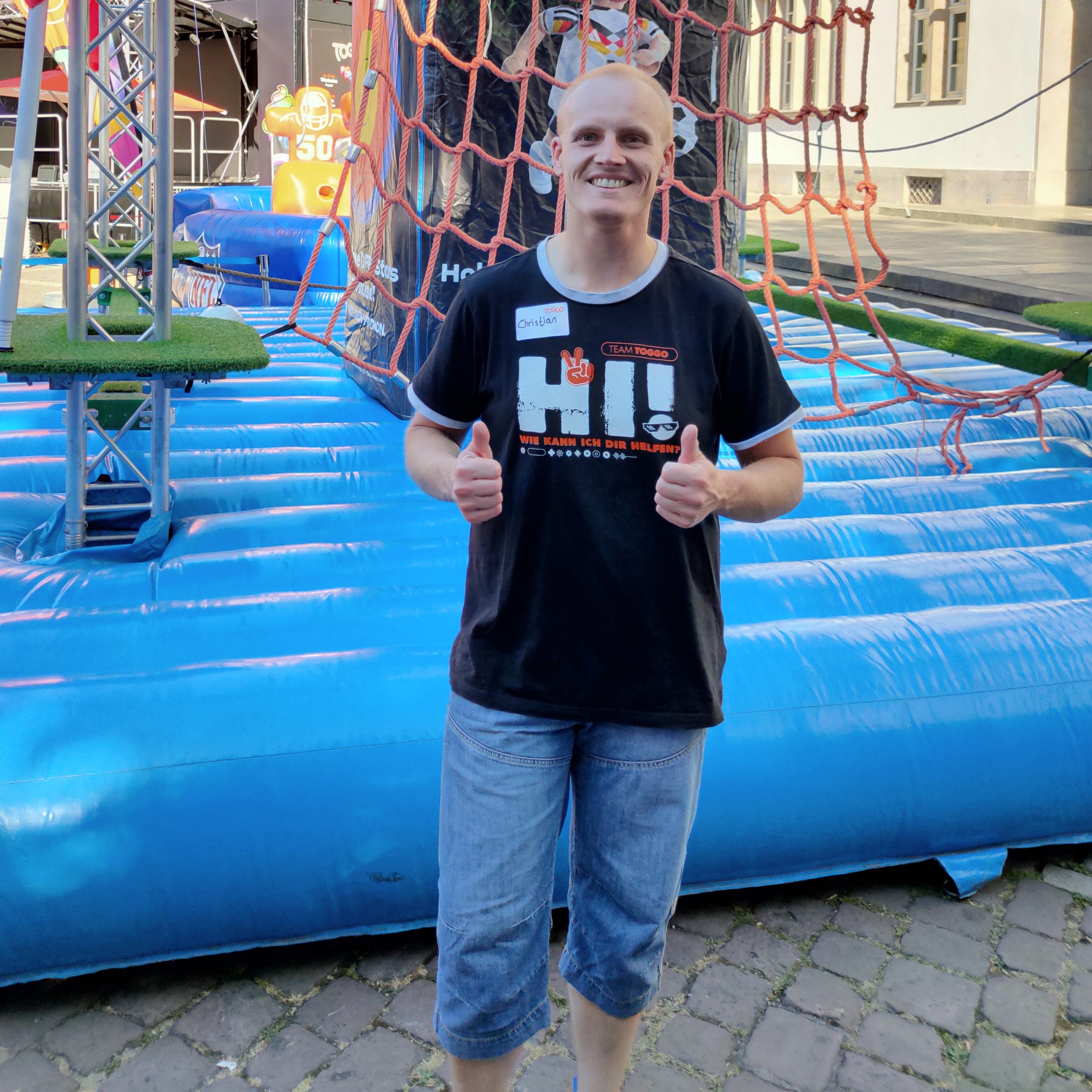 Mitarbeiter im Einsatz