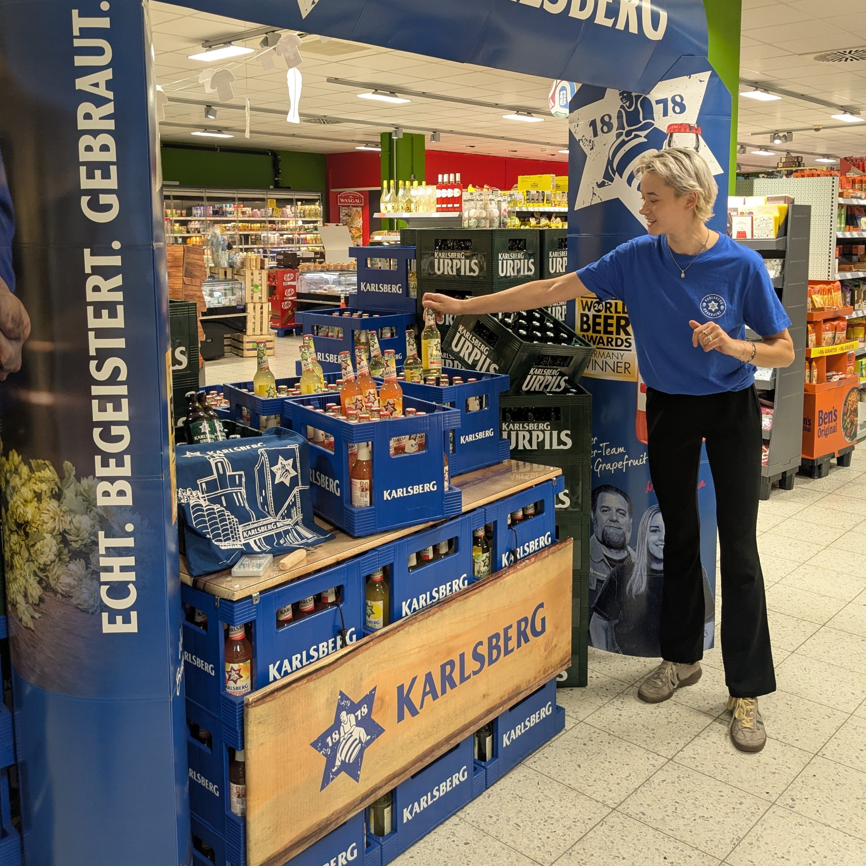 Mitarbeiter im Einsatz