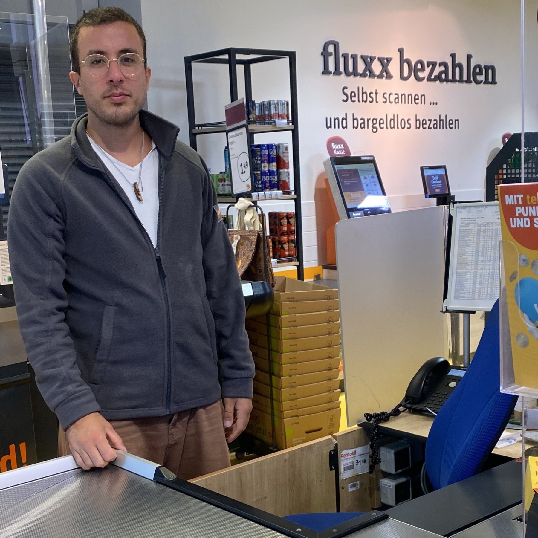 Mitarbeiter im Einsatz