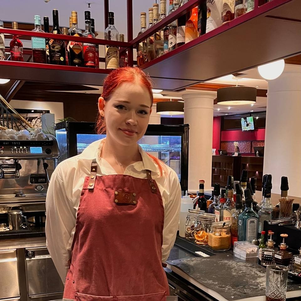 Ekaterina bei der Arbeit
