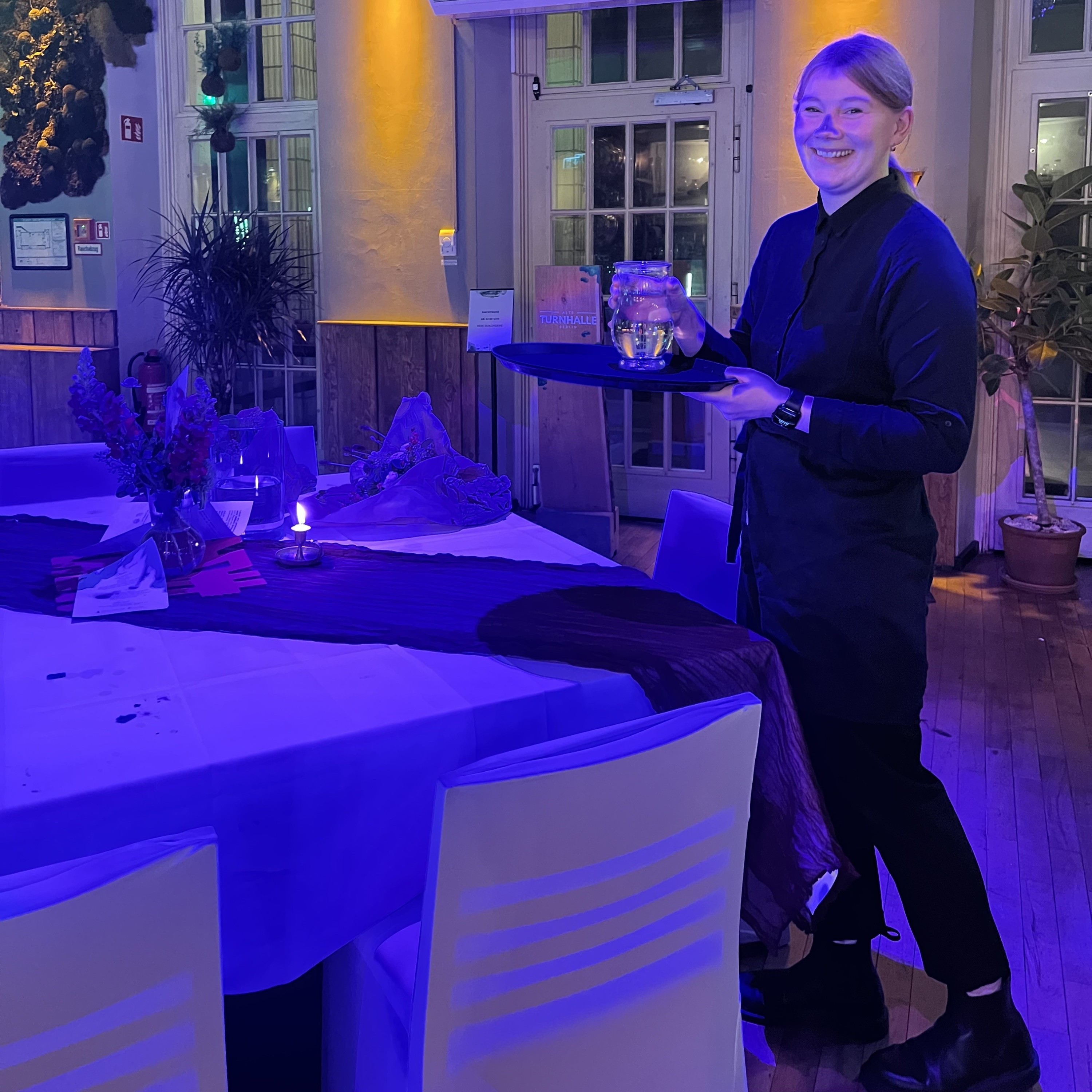 Katharina bei der Arbeit