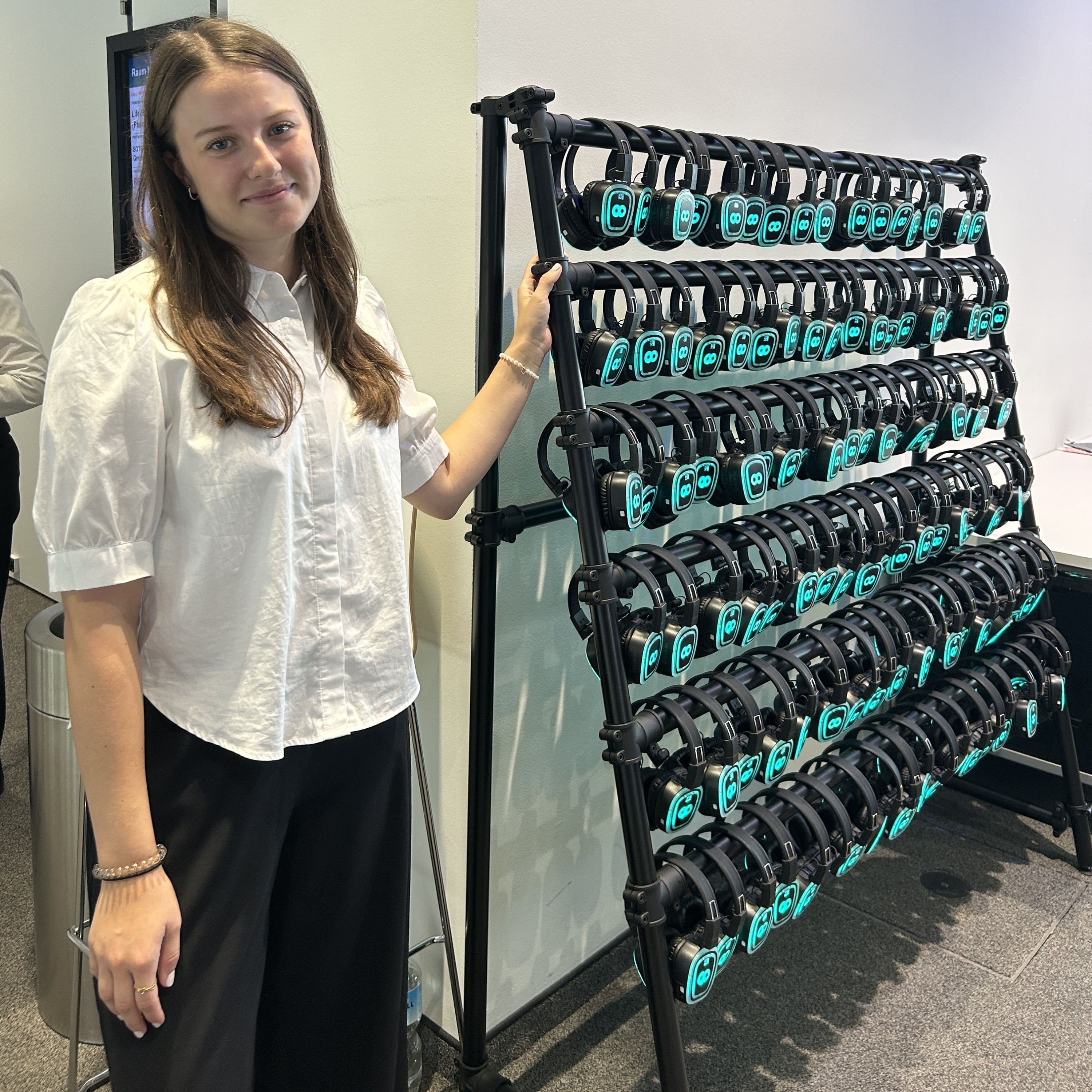 Lara Antonia bei der Arbeit