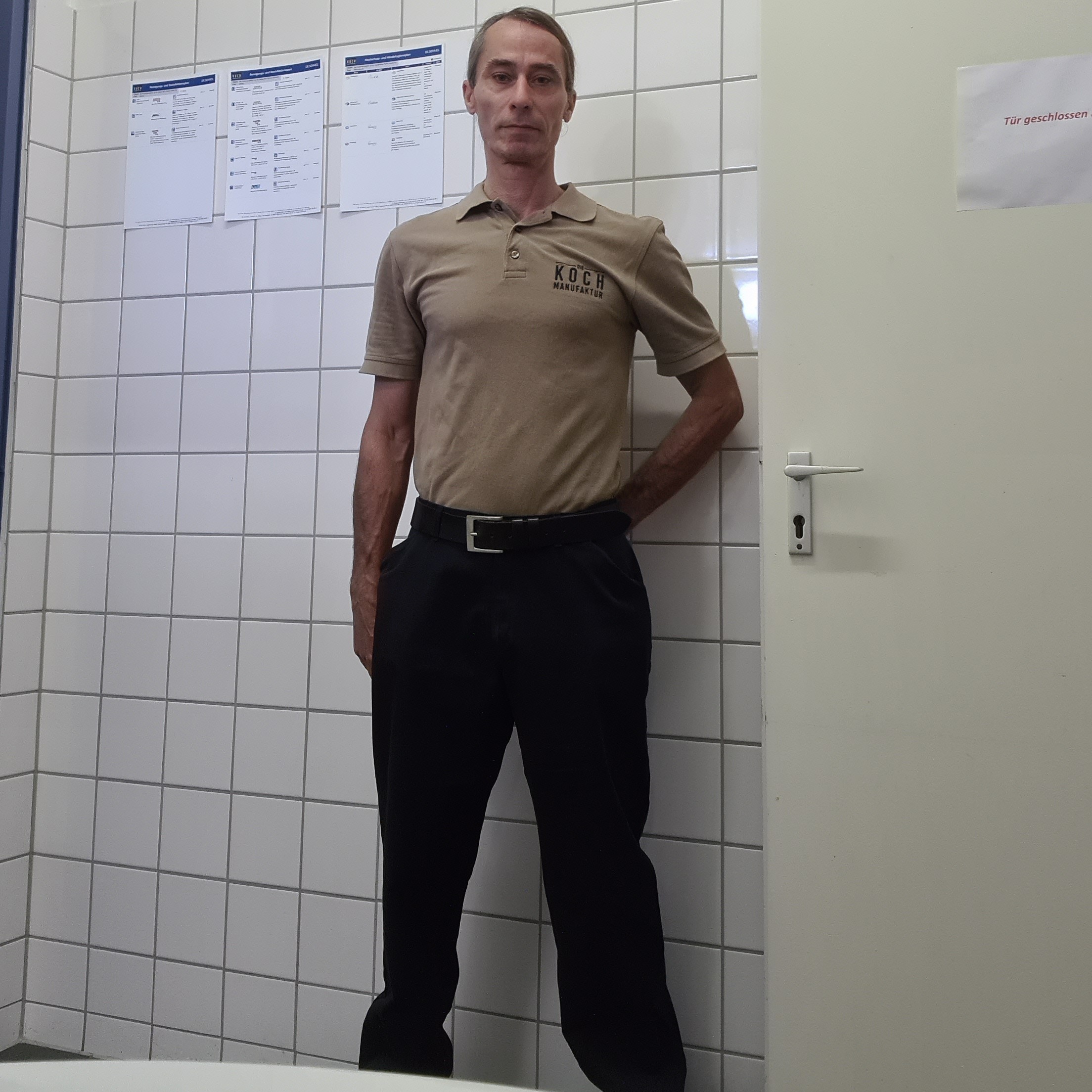 Rinaldo bei der Arbeit
