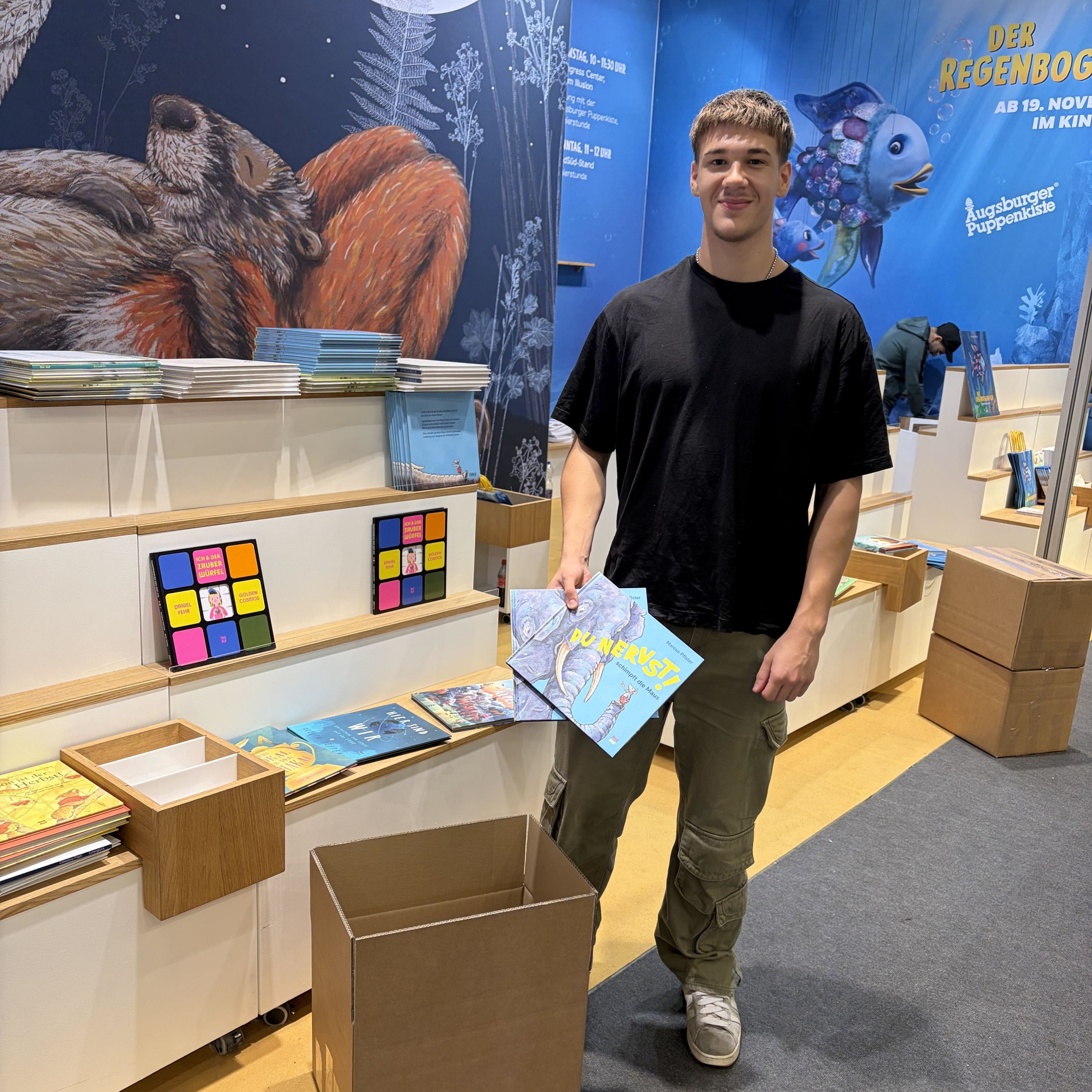 Henrik bei der Arbeit