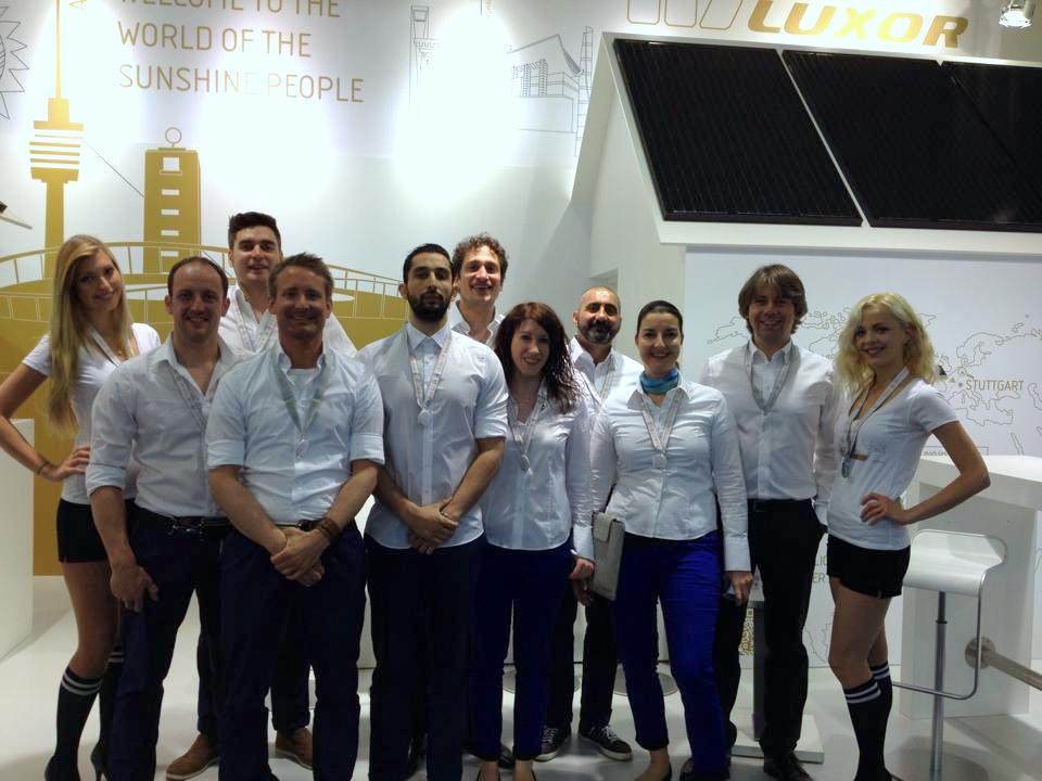 Host und Hostessen Teamfoto