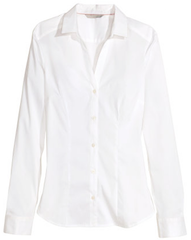Weiße Bluse für Hostess Outfit (Business Dresscode)