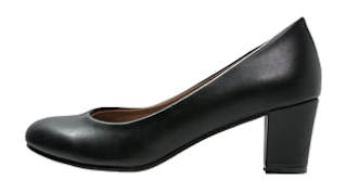 Schwarze geschlossene Pumps für Messehostess Outfit