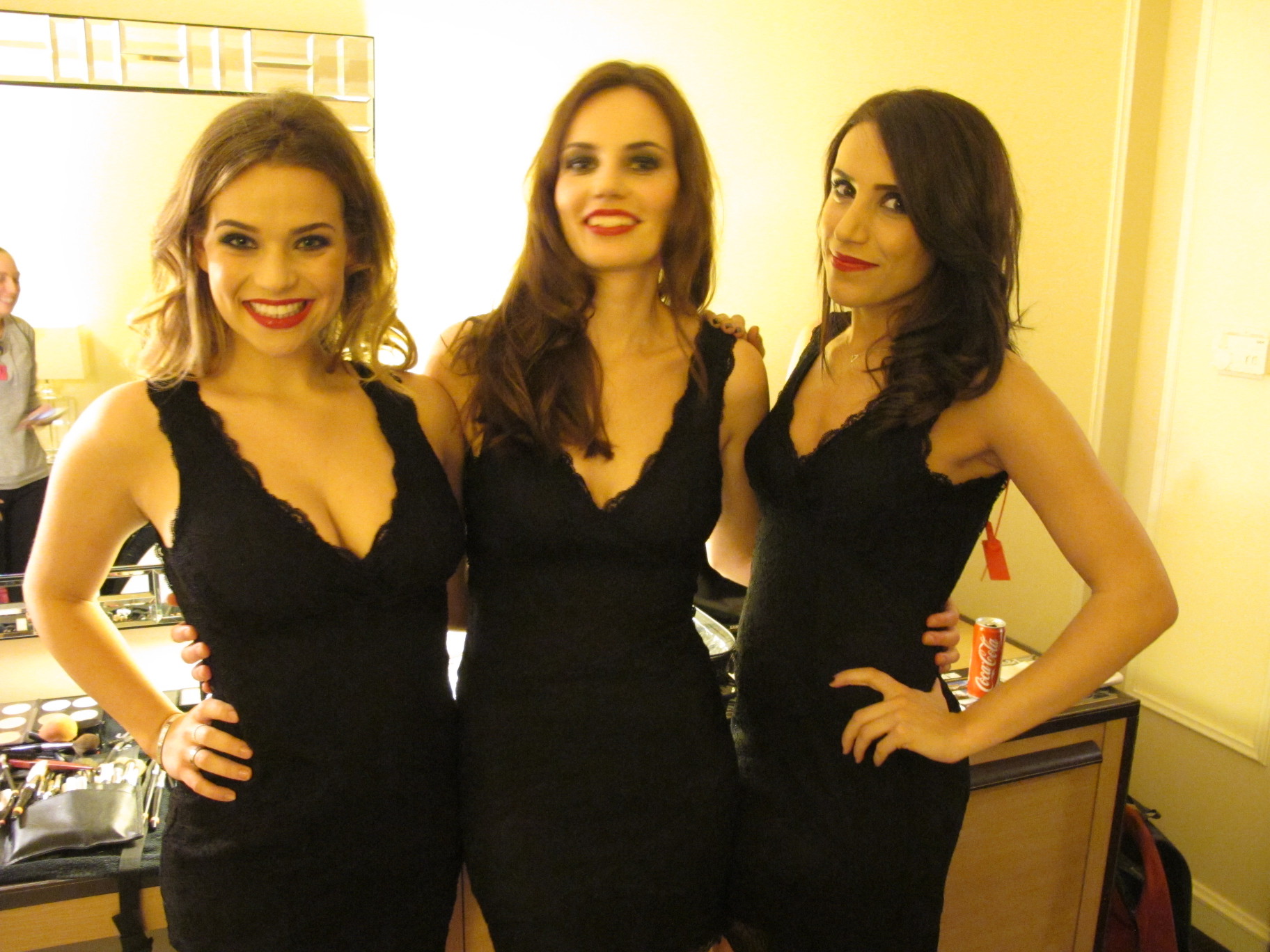 Drei VIP Hostessen bei der Arbeit