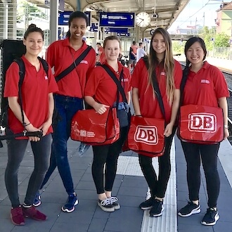 Promoter für die Deutsche Bahn