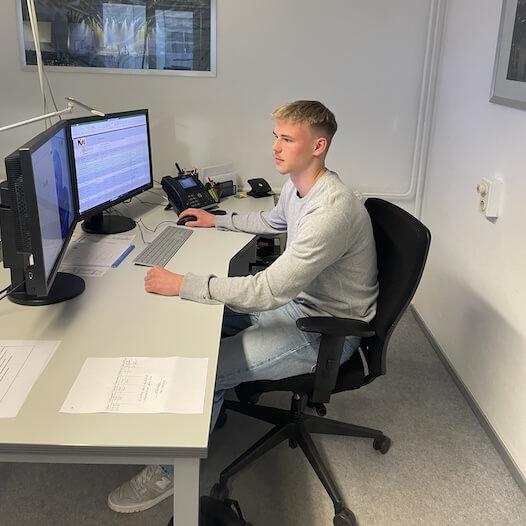 Datenerfasser im Büro