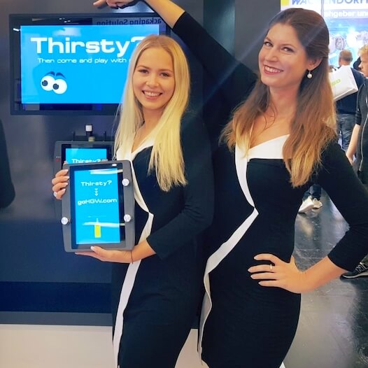 Hostessen auf Messe