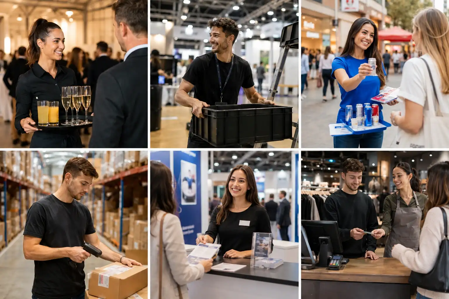 Kurzfristige Minijobs und Nebenjobs in Deutschland – Service, Event, Promotion, Lager und mehr