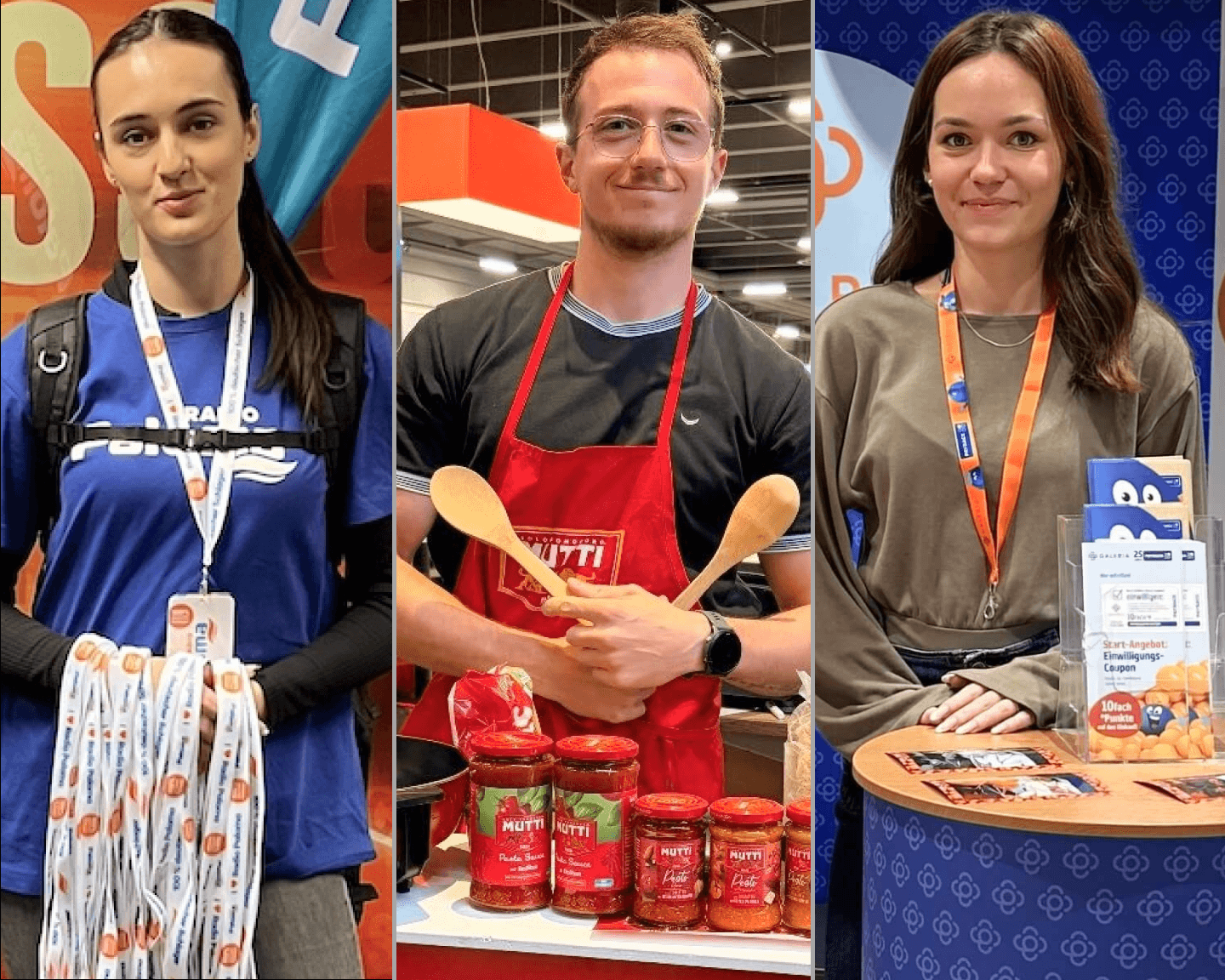 InStaff Promoter bei Verkostung, Sampling und am Messestand