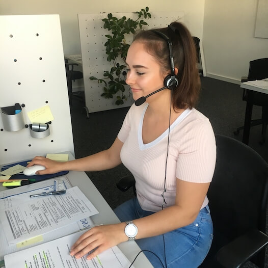 telefon interviewerin